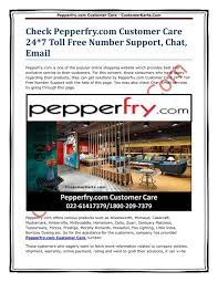 pepperfry com customer care