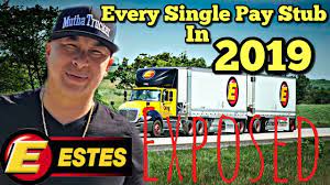 Total pay average the typical estes express linehaul driver salary is $82,545. Estes Truck Driver Exposes 1 Year Worth Of Paystubs Youtube