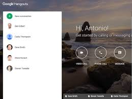I go into google hangouts, see the message 'hello! How To Set Up And Use Google Hangouts On Desktop Or Mobile