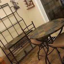 American freight is your destination in dothan, al for great deals on furniture, mattresses and appliances for your home. Best Slate Metal Pub Table Set Baker S Rack By Ashley For Sale In Dothan Alabama For 2021