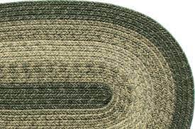 maine green braided rug