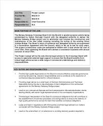 Post this corporate attorney job description job ad to 18+ free job boards with one submission. 10 Sample Lawyer Job Description Templates Pdf Doc Free Premium Templates
