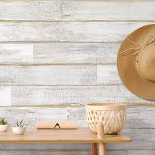 Taiga White Washed Wood Effect Pvc Wall
