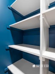 build melamine shelves in a closet