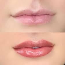 lip blushing waxed skin beauty