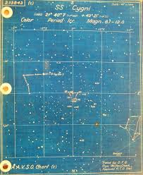 Leslie Peltier Used This 213843 Ss Cygni Star Chart For