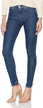 Hudson Jeans Womens Barbara High Rise Super Skinny Jean
