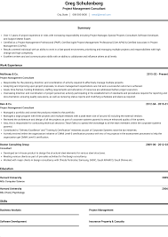 Management Consultant Resume Samples And Templates Visualcv