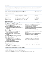 Nursing Resume Objective 7 Documents In Pdf
