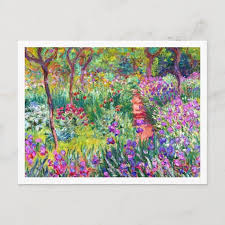 Iris Garden Giverny Claude Monet