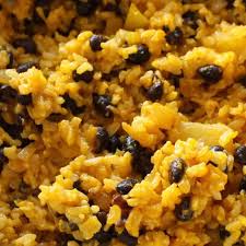 yellow rice and beans recipe idea