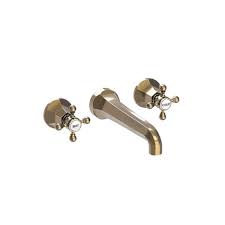 Lavatory Faucet In Antique Brass