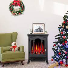 Electric Fireplace Mantel Wooden