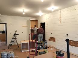 Kitchen Remodel Adding A Shiplap Wall