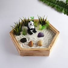 Panda Mini Zen Garden Lucky Bamboo
