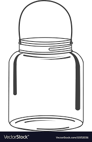 Mason Jar Glass Rustic Can Icon Graphic