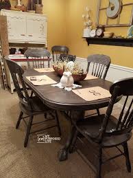 Double Pedestal Oak Table And Chairs