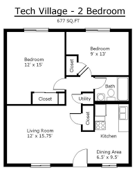 25 Best 2 Bedroom Apartment Floor Plan