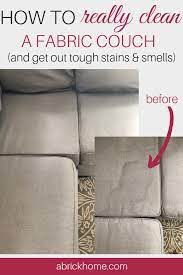how to really clean a fabric couch