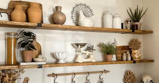 How To Style Open Kitchen Shelving