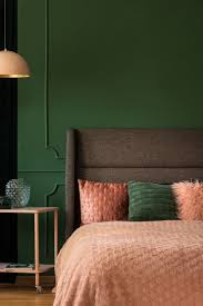 dark green bedroom walls