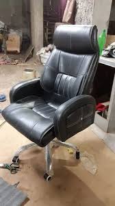 1 leather office chair black