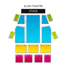 Elgin Theatre 2019 Seating Chart