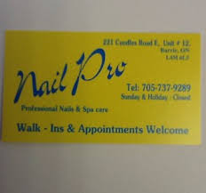 nail pro in barrie ontario canada