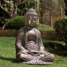 Mgo Meditating Buddha Garden Statue