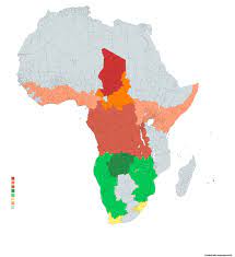 In addition, all travel within 30 km of all international borders, and in northern chad is unsafe. Terrible Maps Ø¹Ù„Ù‰ ØªÙˆÙŠØªØ± Map Of Chad Maps Map Terriblemaps Terriblemap Chad Africa