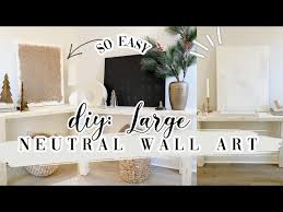 Diy Large Neutral Textured Wall Art