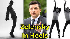 Volodymyr Zelensky is dancing in heels #shorts - YouTube