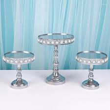 cake stand with peral table decoration