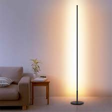 Led Floor Lamps Standing Lamp Living Room Nordic Led Black White Aluminum Decor Ebay