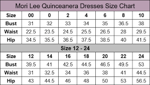 Mori Lee Vizcaya Size Chart Quinceanera Dresses Mori Lee
