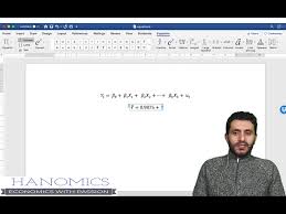How To Write Equations In Ms Word