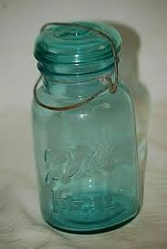 Ideal Glass Canning Jar W Wire Bail