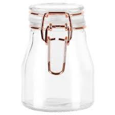 3 8oz Glass Food Storage Jar Set