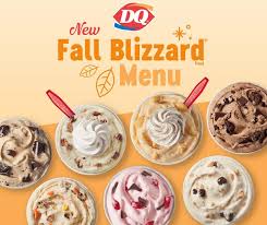 2021 fall blizzard treat menu