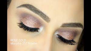 rose gold makeup tutorial morphe 35t