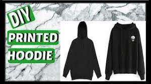 Move the back across the board until you fasten the top button of the shirt and air the shirt on a plastic hanger for at least half an hour. Diy Printed Hoodie Using Plastic Wrap Youtube