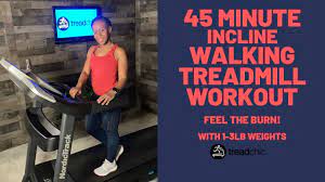 45 minute incline walking treadmill