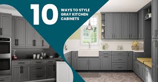 gray kitchen cabinets 10 stylish