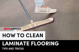 how to clean laminate floors