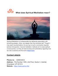 ppt what does spiritual tation