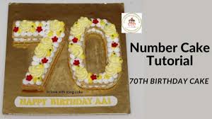 70th birthday cake decorating ideas