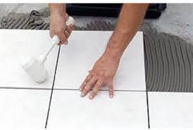 white vinyl plastic rubber floor tiles