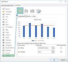 How To Add A Line In Excel Graph Average Line Benchmark Etc