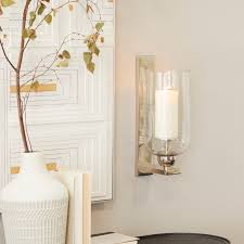 Silver Aluminum Modern Wall Sconce By