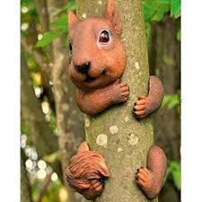 Red Squirrel Garden Animal Tree Ker